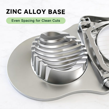 3 in 1 Egg Slicer, Egg Cutter Egg dicer for Boiled Eggs -Stainless Steel Wire with 3 Slicing Styles