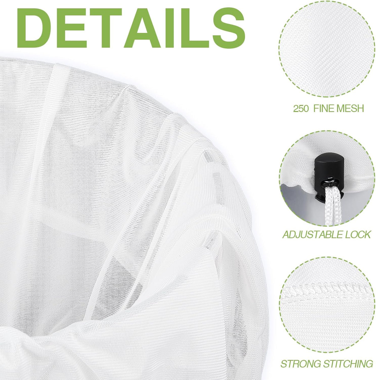 10 Pack Brew Bags Reusable Fine Mesh Strainer Cloth Filters Large