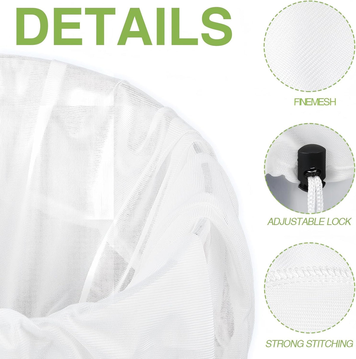 10 Pack Brew Bags Reusable Fine Mesh Strainer Cloth Filters Large