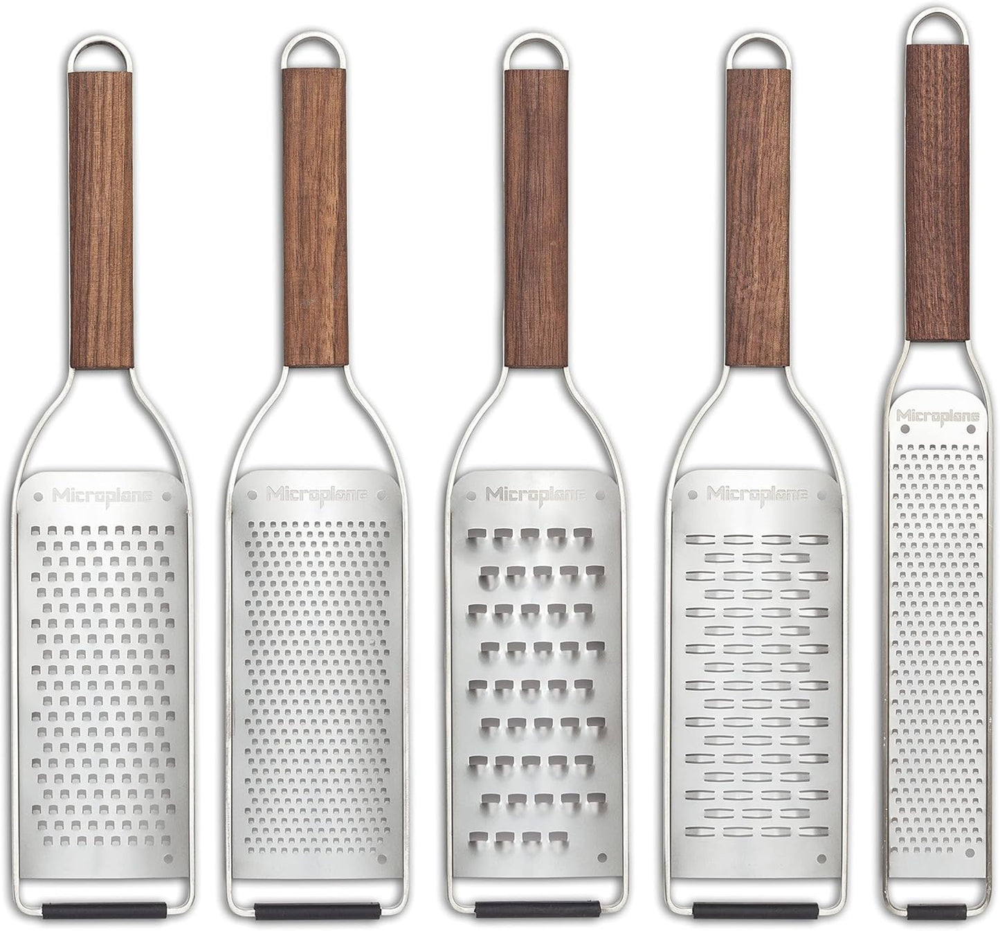 Master Series Wood Handle Stainless Steel Zester Grater
