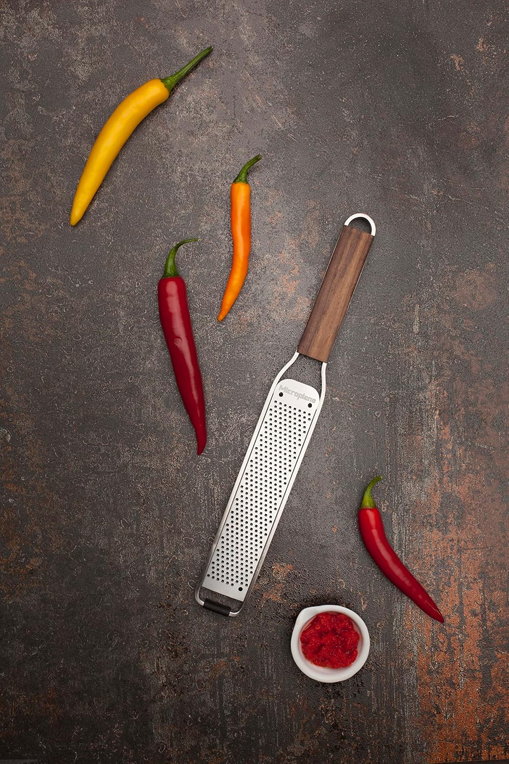 Master Series Wood Handle Stainless Steel Zester Grater