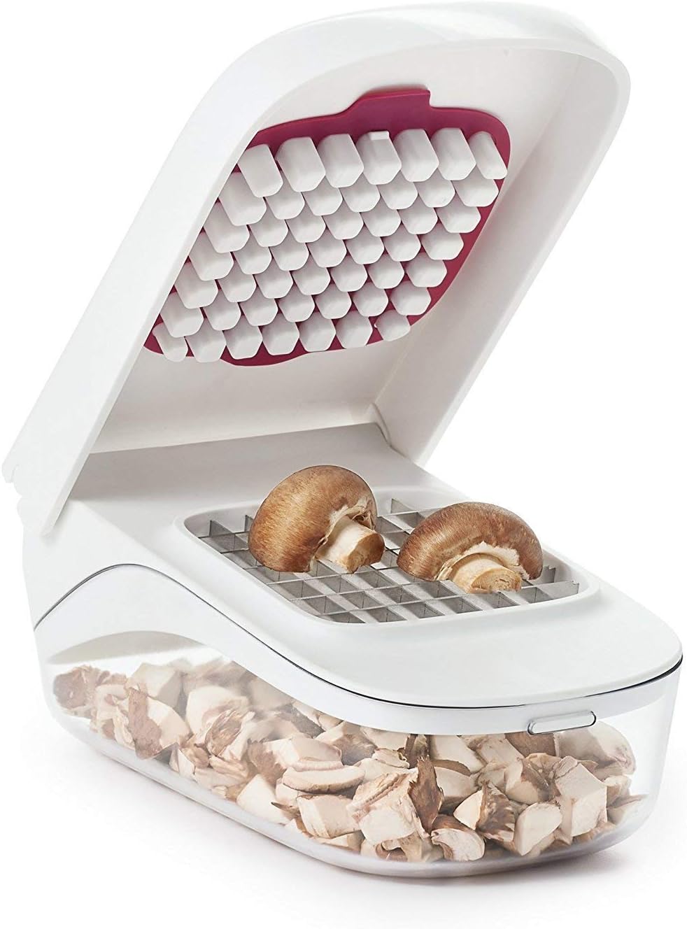 Vegetable Chopper with Container, Fruit Cheese Food Shredder Machine, Onion Potato Carrot Cabbage Veggie Cutter, Effortless for Restraurant, Kitchen Multifunctional Tool, Hand Held