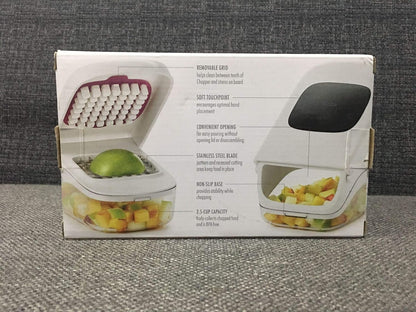 Vegetable Chopper with Container, Fruit Cheese Food Shredder Machine, Onion Potato Carrot Cabbage Veggie Cutter, Effortless for Restraurant, Kitchen Multifunctional Tool, Hand Held