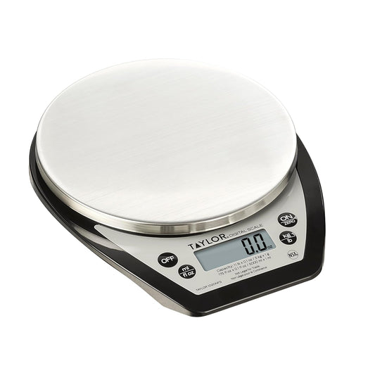 1020NFS Compact Digital Scale, Multi-Functional Food Scale for Precise Weight Measuring and Portion Control, Tare Function, NSF, Stainless Steel Platform