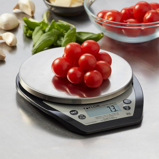 1020NFS Compact Digital Scale, Multi-Functional Food Scale for Precise Weight Measuring and Portion Control, Tare Function, NSF, Stainless Steel Platform