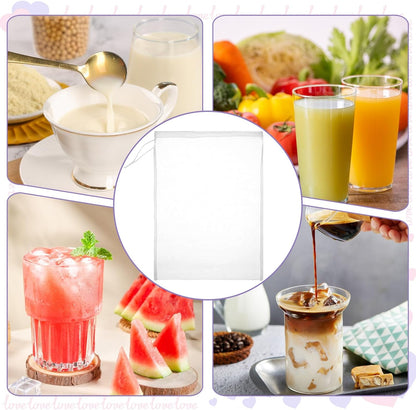 Nut Milk Bag,Reusable Fine Mesh Strainer Bag Nylon Food Grade Soy Milk Filter Bags Multi-Purpose Food Strainer for Nut Milks Brewing & Juice Extraction(200mesh)