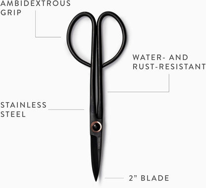 Artisan Trimming Shears - Gardening Shears and Herb Scissors - Essential Gardening Tools for Herb Gardens and Planting - Rust-resistant Garden Clippers