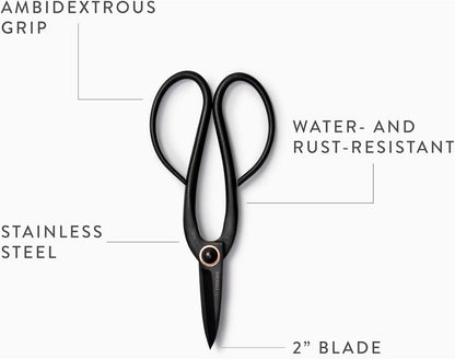 Artisan Trimming Shears - Gardening Shears and Herb Scissors - Essential Gardening Tools for Herb Gardens and Planting - Rust-resistant Garden Clippers