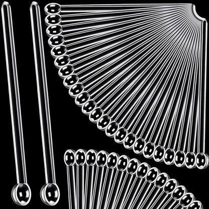 1/32 Plastic Teaspoon Tiny Measuring Spoons, White, 16 Pieces