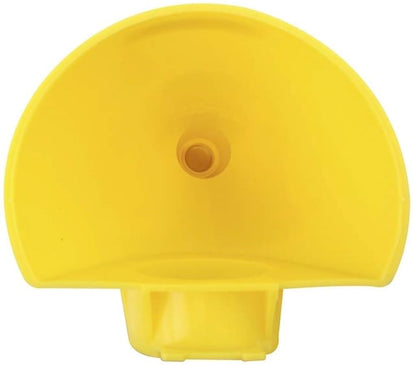 Plastic Funnel for Type I Metal Safety Cans, 5"x 7"x 12" | Made of Chemically Resistant High-Density Polyethylene, Yellow, Made in the USA, F15FUN