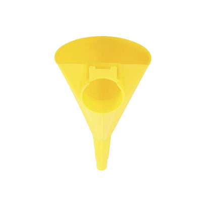 Plastic Funnel for Type I Metal Safety Cans, 5"x 7"x 12" | Made of Chemically Resistant High-Density Polyethylene, Yellow, Made in the USA, F15FUN