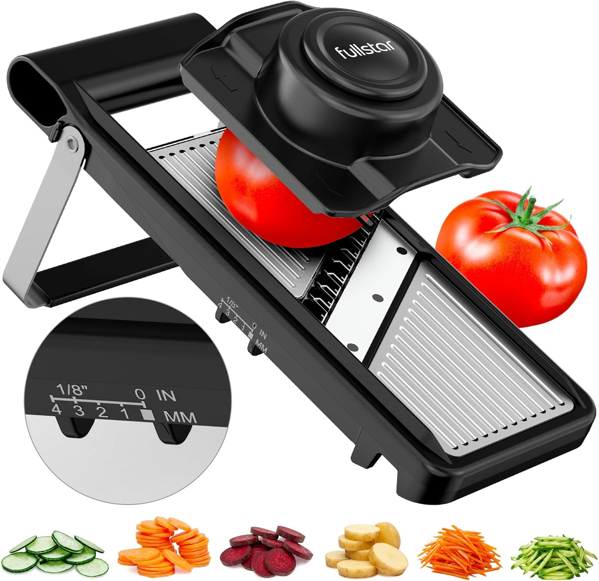 Stainless Steel Mandoline & Julienne Cutter