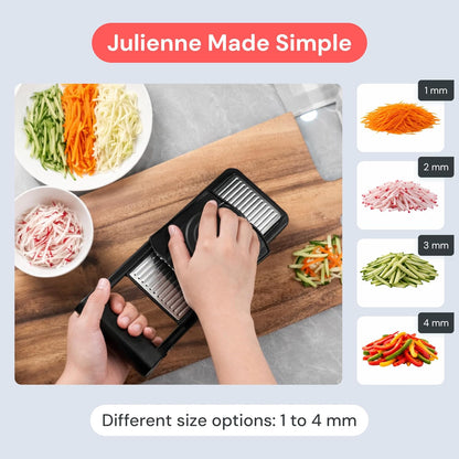 Stainless Steel Mandoline & Julienne Cutter