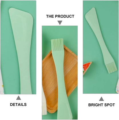 Silicone Spatula with Brush 2-in-1 Baking Scraper for Spreading Jam Jelly Mayonnaise Mixing Batter Cooking and Dessert Making Easy to Clean Kitchen Utensil 10.35 in