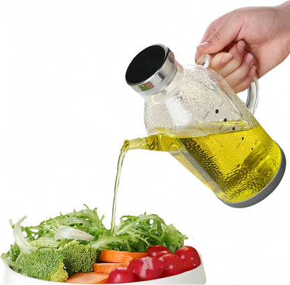 High Borosilicate Glass Oil Bottle,Olive Oil Dispenser for Kitchen | Leak Proof Oil Bottle,Olive Oil Dispenser, Soy Sauce Dispenser ,Vinegar Dispenser, Oil Container ,Oil Dispenser For Kitchen