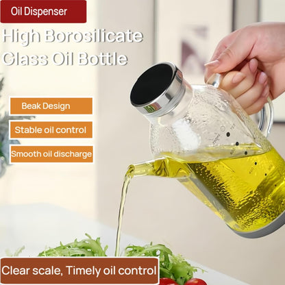 High Borosilicate Glass Oil Bottle,Olive Oil Dispenser for Kitchen | Leak Proof Oil Bottle,Olive Oil Dispenser, Soy Sauce Dispenser ,Vinegar Dispenser, Oil Container ,Oil Dispenser For Kitchen