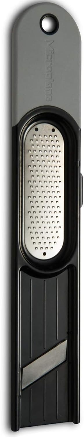 3-in-1 Ginger Grater Tool - Black and Grey