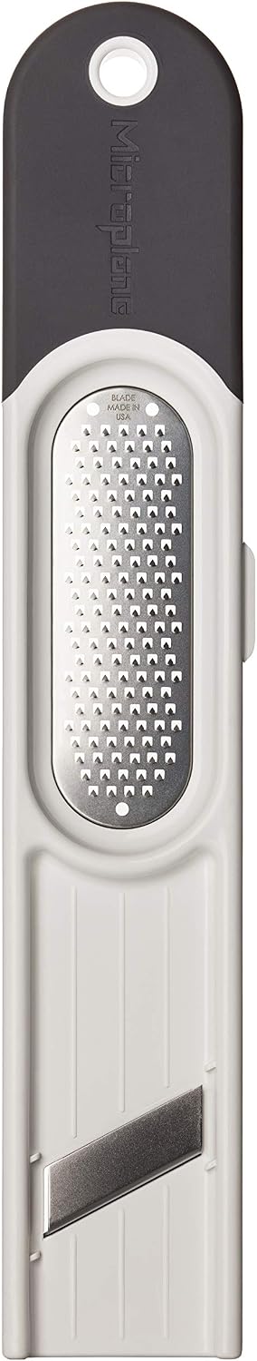 3-in-1 Ginger Grater Tool - Black and Grey