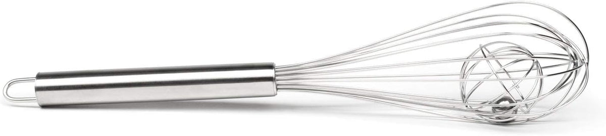 Fox Run 8-Inch Flat Coil Whisk, 8.25 x 1.5 x 1.25, Metallic