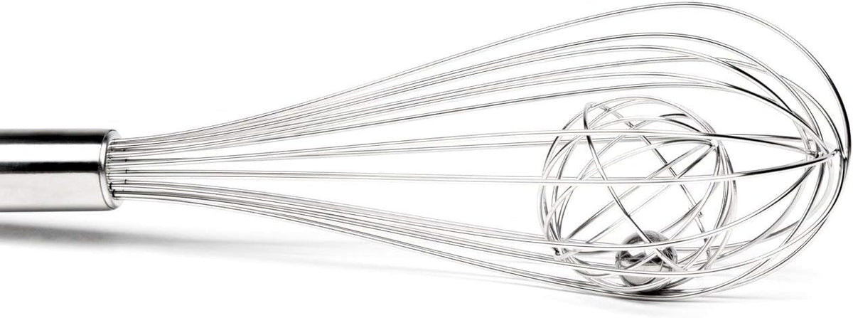 Fox Run 8-Inch Flat Coil Whisk, 8.25 x 1.5 x 1.25, Metallic