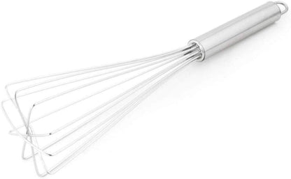 Fox Run 8-Inch Flat Coil Whisk, 8.25 x 1.5 x 1.25, Metallic