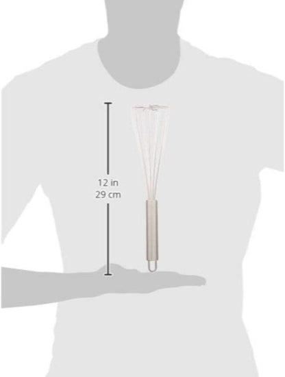 Fox Run 8-Inch Flat Coil Whisk, 8.25 x 1.5 x 1.25, Metallic