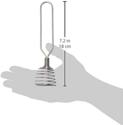Fox Run 8-Inch Flat Coil Whisk, 8.25 x 1.5 x 1.25, Metallic