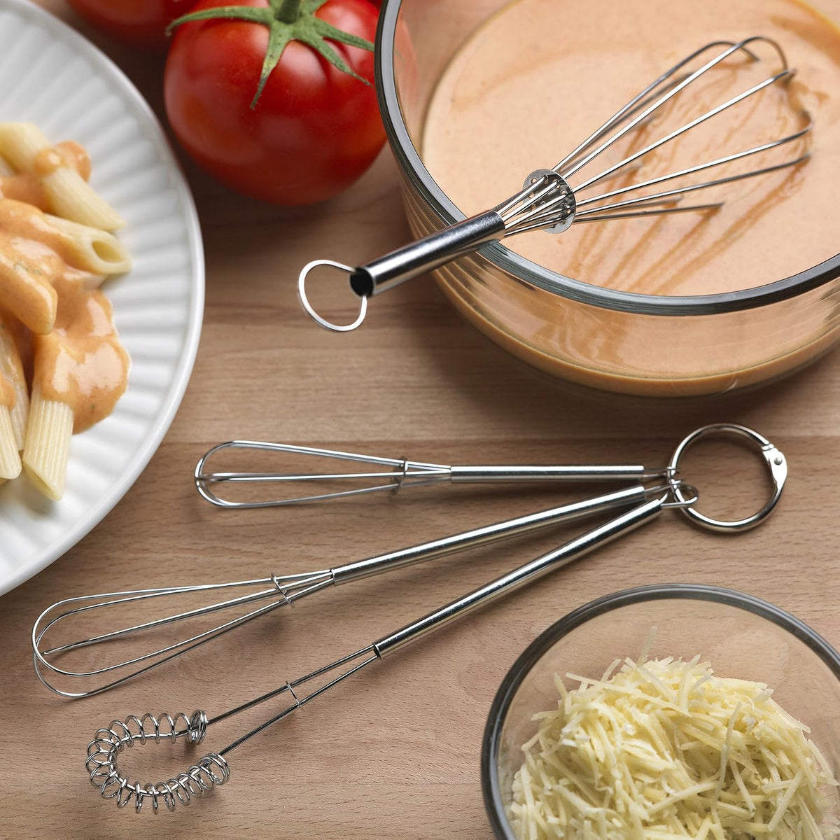 Fox Run 8-Inch Flat Coil Whisk, 8.25 x 1.5 x 1.25, Metallic