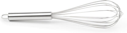 Fox Run 8-Inch Flat Coil Whisk, 8.25 x 1.5 x 1.25, Metallic