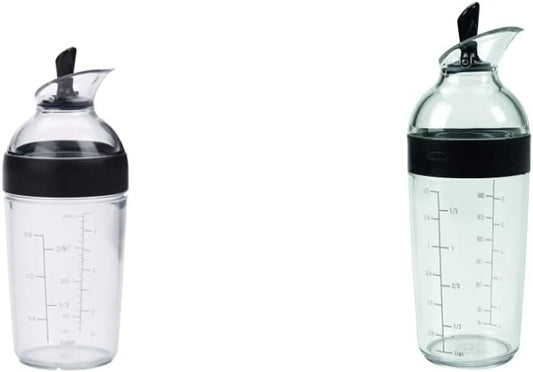 Good Grips Little Salad Dressing Shaker + Good Grips Salad Dressing Shaker Clear Large