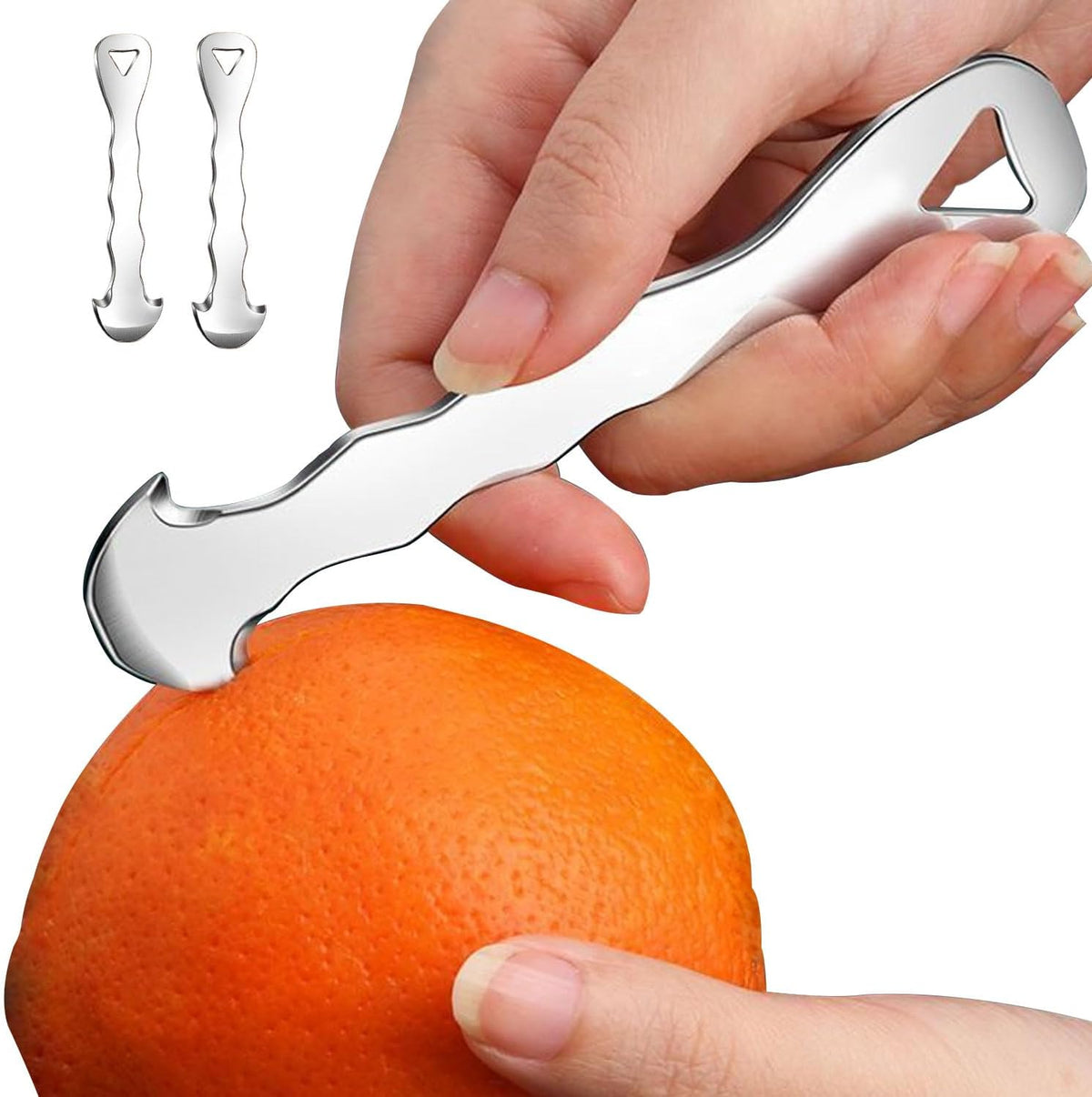 2 Pcs Orange Peeler Tool 304 Stainless Steel