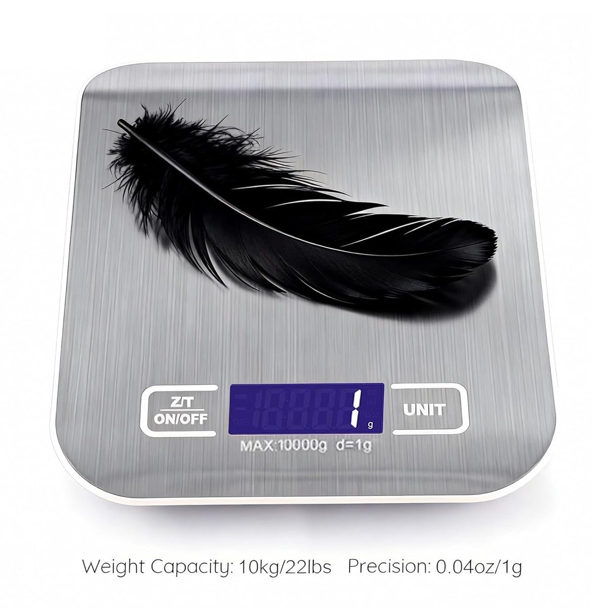 Type-C Fast Charging Rechargeable Shipping Scale, Digital Kitchen Scale,Food Scale Weight Grams and Ounces for Baking Cooking and Meal Prep, 22lb/10kg
