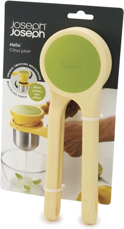 Helix Garlic Press Mincer Ergonomic Twist-Action Hand Juicer, Stainless Steel