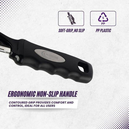 Premium Swivel Peeler- Super Sharp Stainless Steel Blades for fast and efficient Kitchen Prep- Ergonomic Handle- Dishwasher Safe- Equipped with sharp tip to remove Blemishes on Vegetables