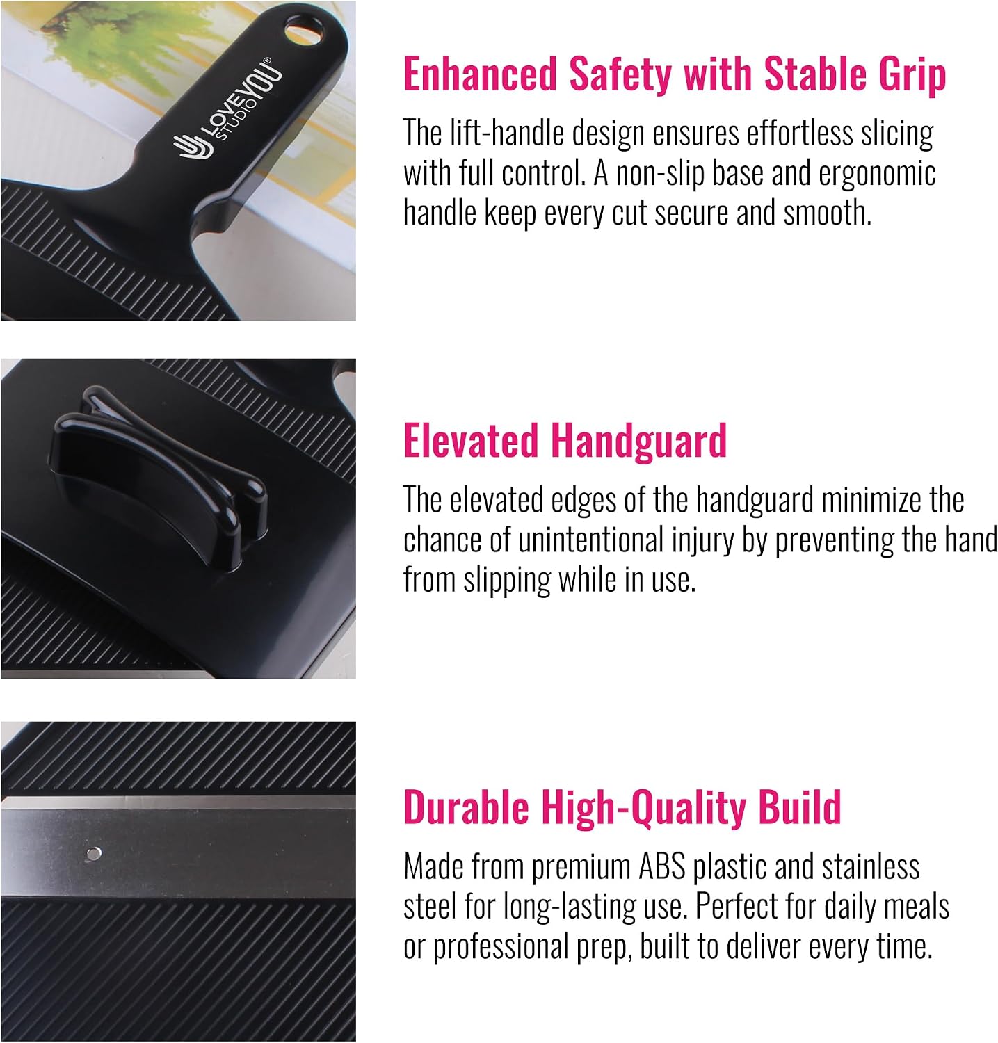Cabbage Slicer Smart Ultra-Thin Julienne - 0.04 inch Professional Thin Sauerkraut Coleslaw Cutter Japanese Stainless Steel Blade Food Fruit Slicing Shredder