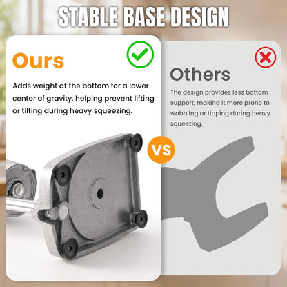 Manual Cast Iron Hand Press Juicer for Orange & Pomegranate