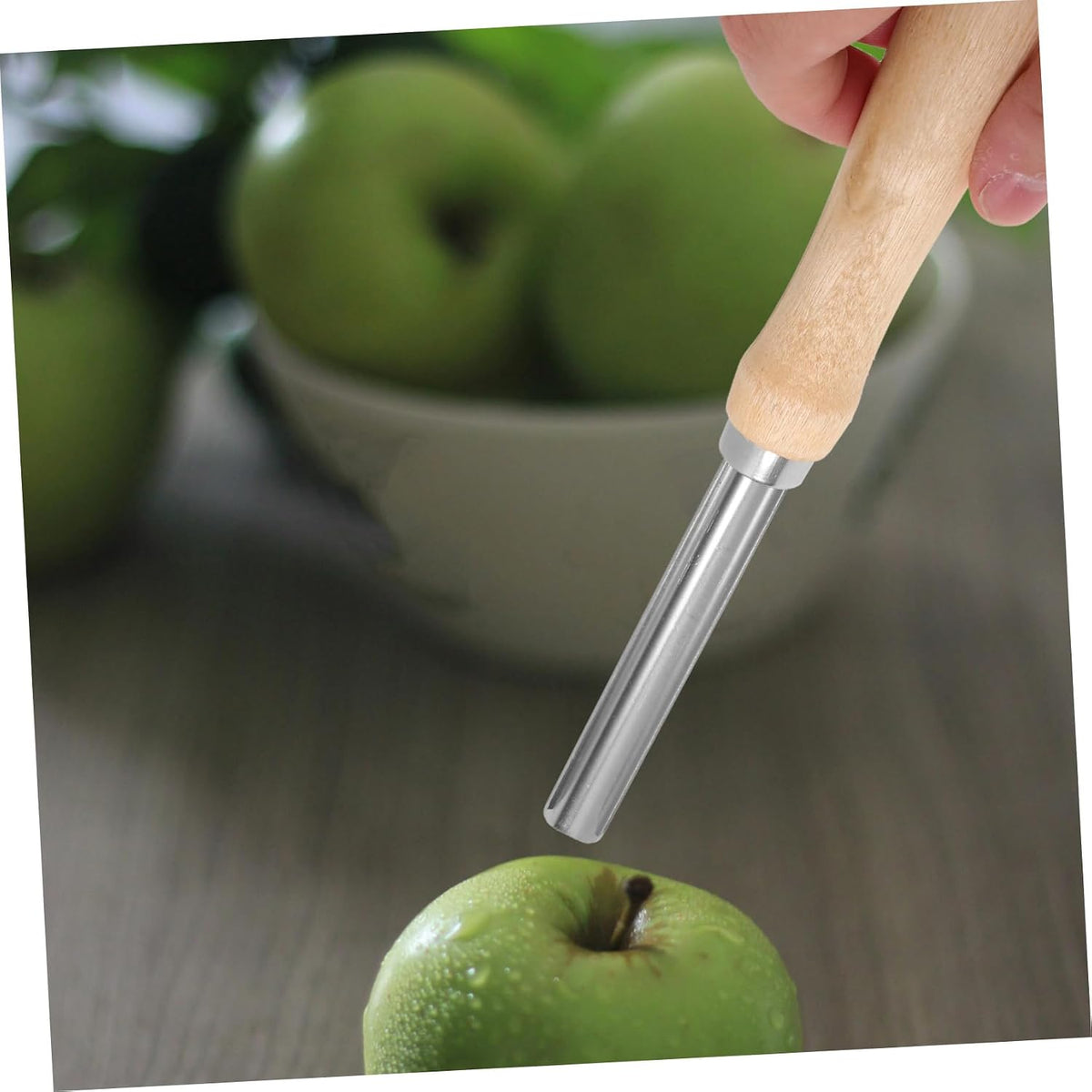Fruit Core Remover Tool Fruit Pitter with Serrated and Smooth Edges Manual Seed Corer for Cherry Pear Peach Red Date 2 pack 8.26 in