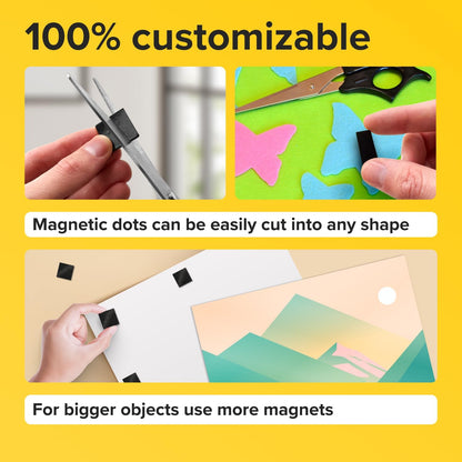 Super Sticky Adhesive Magnetic Strips, 12x1.5" (30x3.8cm)