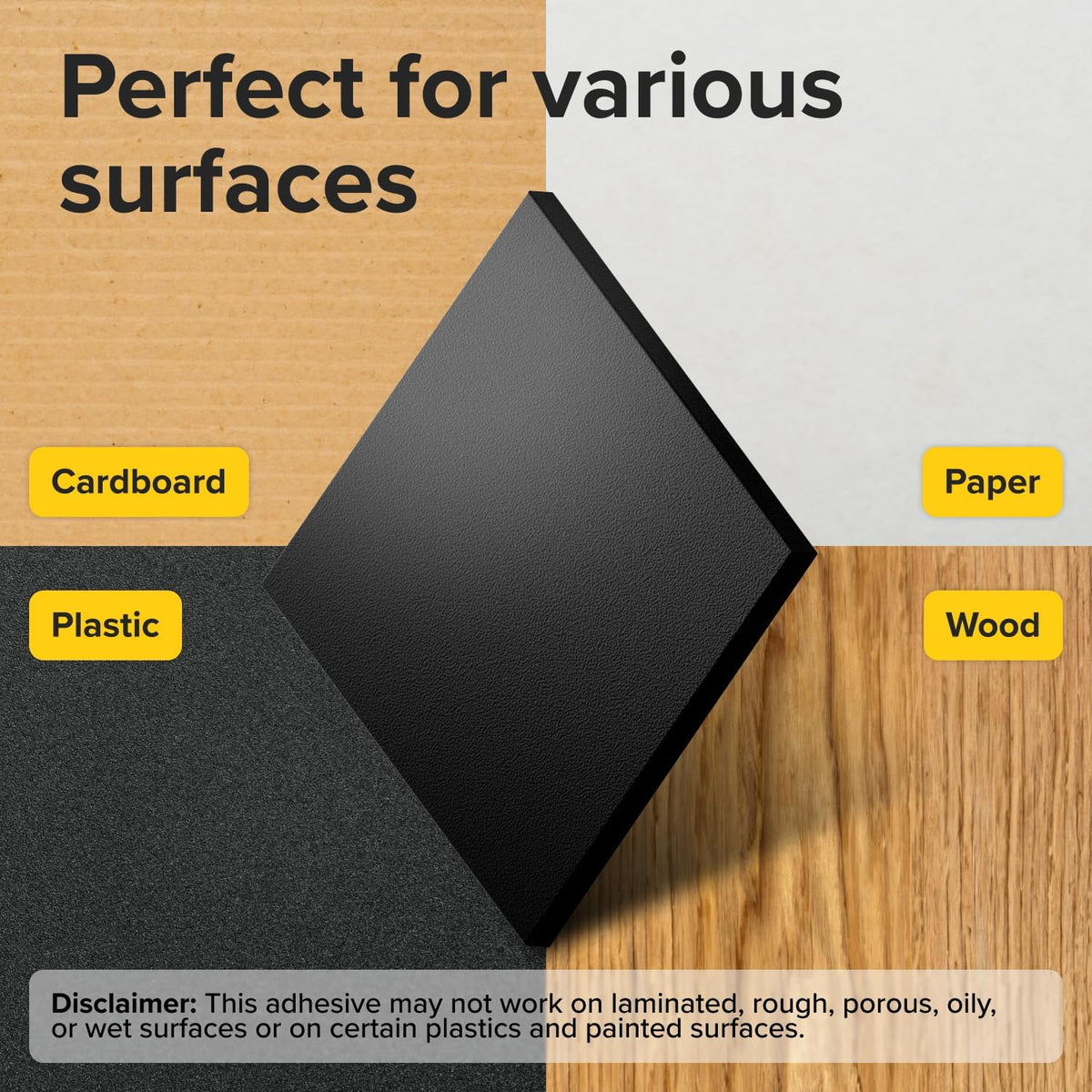 Super Sticky Adhesive Magnetic Strips, 12x1.5" (30x3.8cm)