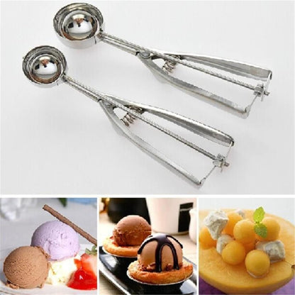 Cookie Scoops for Baking Set of 3, Stainless Steel Ice Cream Scoop, 1 Tbsp/2 Tbsp/3 Tbsp Cookie Dough Scoop for Cookie Cupcake Muffin Ice Cream