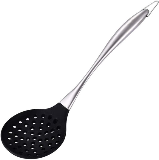 Silicone Wok Skimmer – Non-Scratch Slotted Spoon for Cooking Frying