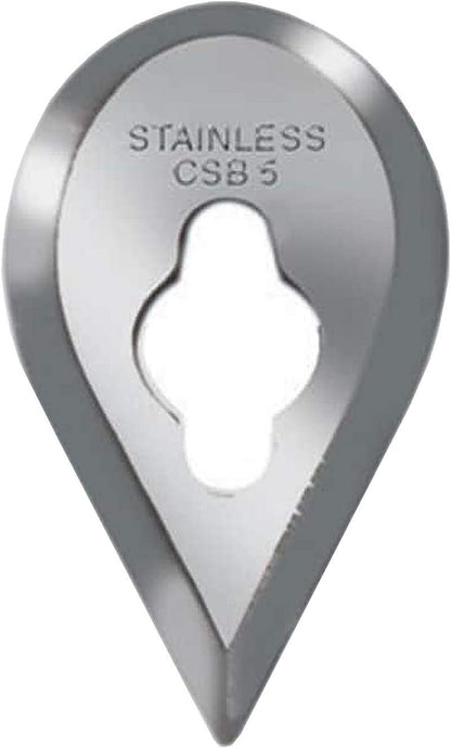 CS6 Soft-Grip Contour Scraper Set with 6 Blades and Blade File