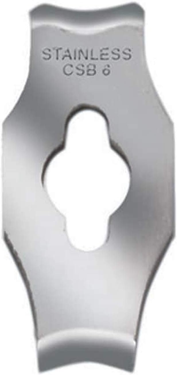 CS6 Soft-Grip Contour Scraper Set with 6 Blades and Blade File
