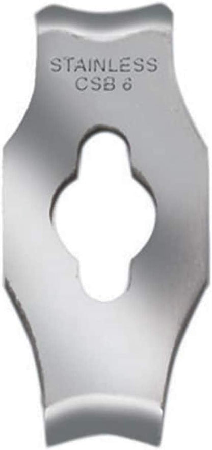 CS6 Soft-Grip Contour Scraper Set with 6 Blades and Blade File
