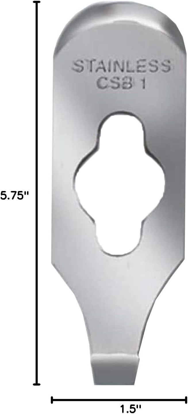CS6 Soft-Grip Contour Scraper Set with 6 Blades and Blade File