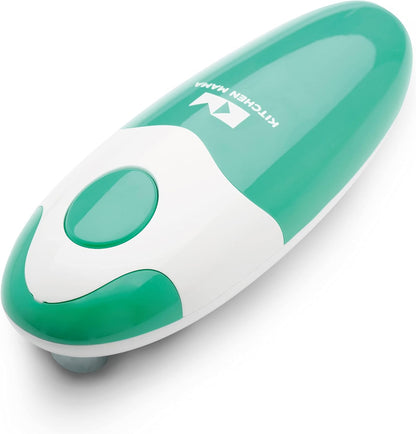 Auto Electric Can Opener, Battery Operated, Teal