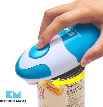 Auto Electric Can Opener, Battery Operated, Teal