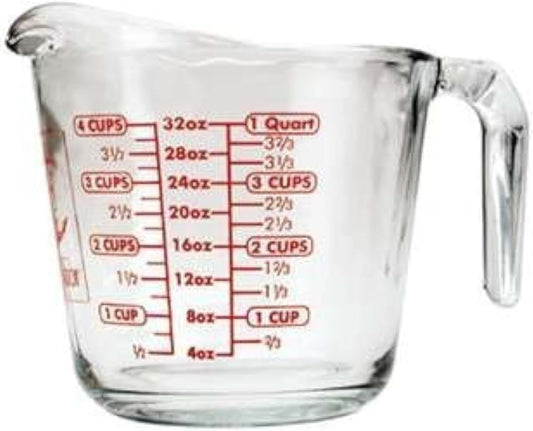 HIC Anchor Glass Measuring Cup, 32 oz