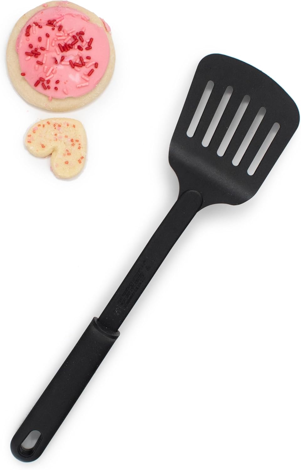 Nylon Nonstick 13-Inch Slotted Spatula, Black