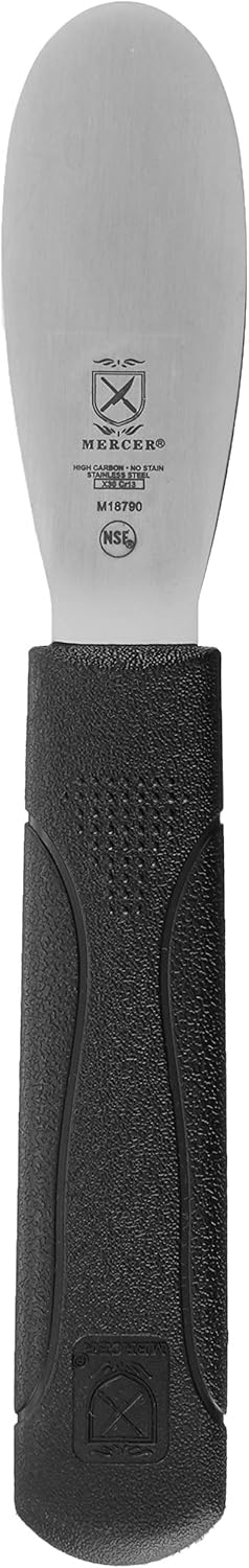 Millennia Bench Scraper, 5 7/8 Inch X 3 1/2 Inch Blade, Black Handle